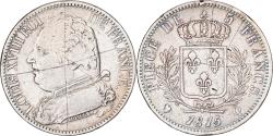 World Coins - France, Louis XVIII, 5 Francs, Louis XVIII, 1815/4, Perpignan, Silver
