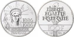 World Coins - Coin, France, 100 Francs, 1986, , Silver, KM:P972, Gadoury:901p