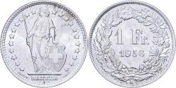 World Coins - Switzerland, Franc, 1956, Bern, Silver, , KM:24