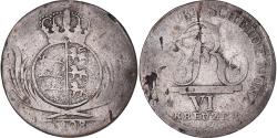 World Coins - Coin, German States, WURTTEMBERG, Friedrich I, 6 Kreuzer, 1808,