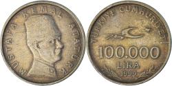 World Coins - Coin, Turkey, 100000 Lira, 100 Bin Lira, 1999