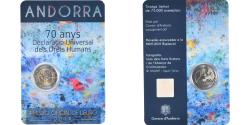 World Coins - Andorra, 2 Euro, 70 ans de la déclaration universelle des droits de l'homme