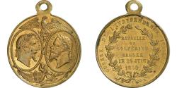 World Coins - France, Medal, Napoléon III, Bataille de Solférino, 1859, Brass,