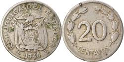 World Coins - Coin, Ecuador, 20 Centavos, 1946, , Copper-nickel, KM:77.1b