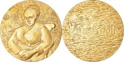 World Coins - France, Medal, Peinture, Van Gogh, La Berceuse, Arts & Culture, , Gilt