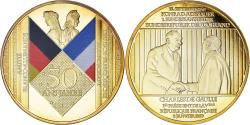 World Coins - France, Medal, AMITIE FRANCO-ALLEMANDE, , Gold plated