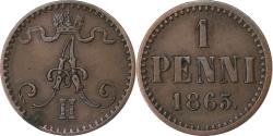 World Coins - Finland, Alexander II, Penni, 1865, Copper, , KM:1.1