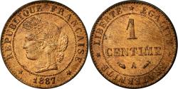 World Coins - Coin, France, Cérès, Centime, 1887, Paris, , Bronze, Gadoury:88