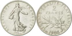 World Coins - Coin, France, Semeuse, 2 Francs, 1904, Paris, , Silver, KM:845.1