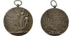World Coins - France, Medal, Fédération Gymnastique et Sportive, Cholet, 1906