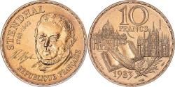 World Coins - Coin, France, Stendhal, 10 Francs, 1983, Monnaie de Paris, ESSAI,