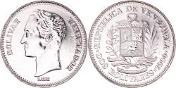 World Coins - Coin, Venezuela, 2 Bolivares, 1990, , Nickel Clad Steel, KM:43a.1