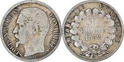 World Coins - Coin, France, Napoleon III, Napoléon III, Franc, 1852, Paris,