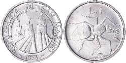 World Coins - Coin, San Marino, Lira, 1974, , Aluminum, KM:30
