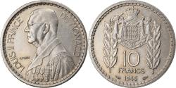 World Coins - Coin, Monaco, Louis II, 10 Francs, 1946, , Copper-nickel, KM:123