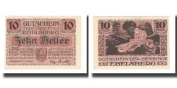 World Coins - Banknote, Austria, Ebelsberg O.Ö. Gemeinde, 10 Heller, personnage, 1920