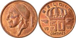 World Coins - Coin, Belgium, Baudouin I, 50 Centimes, 1996, , Bronze, KM:149.1