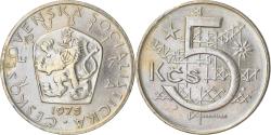 World Coins - Coin, Czechoslovakia, 5 Korun, 1975, , Copper-nickel, KM:60