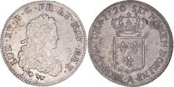World Coins - France, Louis XV, 1/3 Ecu, 1/3 Écu de France, 1720, Paris, Silver,