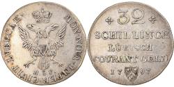 World Coins - Coin, German States, LUBECK, 32 Schilling, Gulden, 1797, , Silver