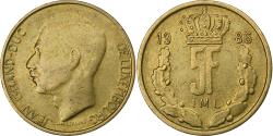 World Coins - Luxembourg, Jean, 5 Francs, 1986, Aluminum-Bronze, , KM:60.1