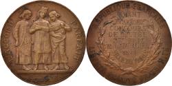 World Coins - France, Medal, Ville de Paris, Concours de dictée, Arts & Culture, 1891
