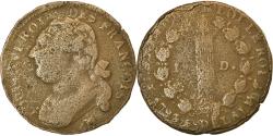 World Coins - Coin, France, 12 deniers françois, 1793, Marseille, , KM 600.11