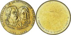 World Coins - France, Medal, Danton & Desmoulins, Bicentenaire de la Révolution Française