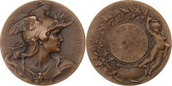 World Coins - France, Medal, École des Beaux-Arts de Rouen, Bronze, Bottée,