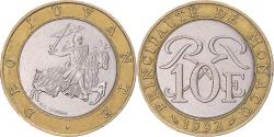 World Coins - Coin, Monaco, 10 Francs, 1992