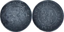 World Coins - Belgium, 25 Centimes, 1918