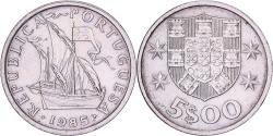 World Coins - Portugal, 5 Escudos, 1985, Copper-nickel, , KM:591