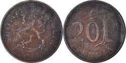 World Coins - Coin, Finland, 20 Pennia, 1971