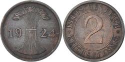 World Coins - Coin, Germany, 2 Reichspfennig, 1924