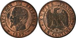 World Coins - Coin, France, Napoleon III, Napoléon III, Centime, 1853, Rouen,