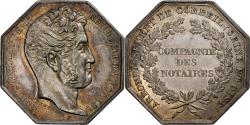 World Coins - France, Token, Louis Philippe I, Compagnie des Notaires de Corbeil, Silver
