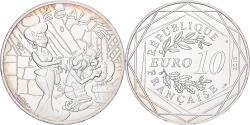 World Coins - France, 10 Euro, Astérix - Égalité, 2015, Monnaie de Paris, Silver,