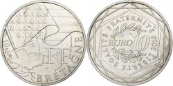 World Coins - France, 10 Euro, Bretagne, 2010, Paris, Silver, , KM:1648