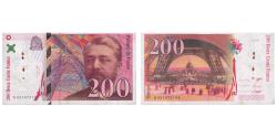 World Coins - France, 200 Francs, Eiffel, 1996, D031875104, EF(40-45), Fayette:75.2, KM:159a