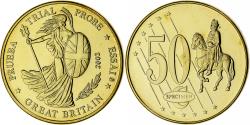 World Coins - Great Britain, 50 Euro Cent, Fantasy euro patterns, Essai-Trial, 2002, Nordic