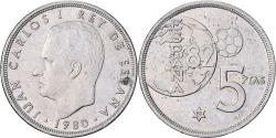 World Coins - Spain, Juan Carlos I, 5 Pesetas, 1981, Copper-nickel, , KM:817
