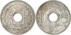 World Coins - France, 10 Centimes, Lindauer, .1939., Paris, Maillechort,