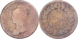 World Coins - Coin, France, Dupré, Decime, AN 7/5, Lille, , Copper, Gadoury:187