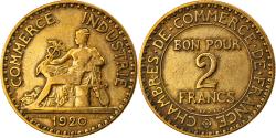 World Coins - Coin, France, Chambre de commerce, 2 Francs, 1920, Paris,