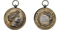 World Coins - France, Medal, Grand Concours Musical de Vanves (Seine), 1885, Silver,