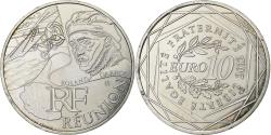World Coins - France, 10 Euro, Réunion, 2012, MDP, Silver,