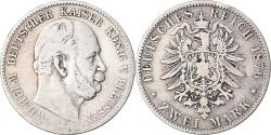 World Coins - Coin, German States, PRUSSIA, Wilhelm I, 2 Mark, 1876, Cleves,