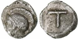 Ancient Coins - Arkadia, Tetartemorion, ca. 423-400 BC, Tegea, Silver, , HGC:5-1054