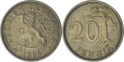 World Coins - Finland, 20 Pennia, 1985