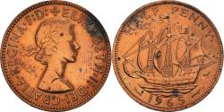 World Coins - Coin, Great Britain, Elizabeth II, 1/2 Penny, 1965, , Bronze, KM:896